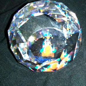 Swarovski crystal Disneyland Paris 5th Anniversary paperweight